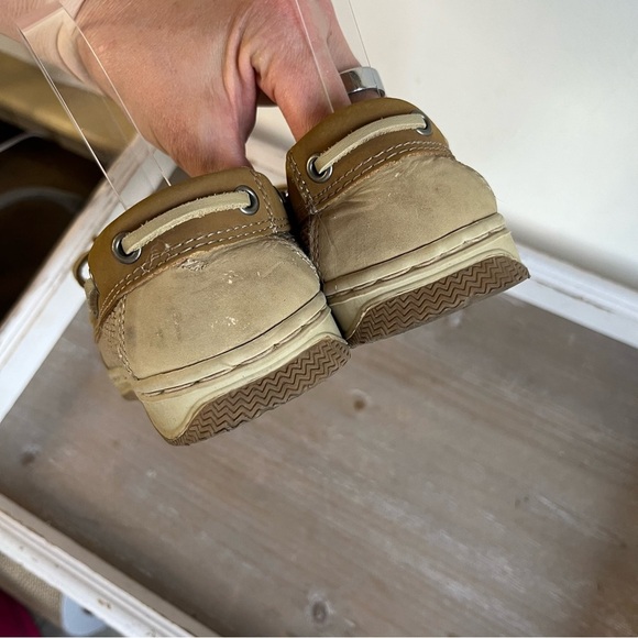 Women's Khombu Leather Loafers Slip-On Flat Comfort Shoes Khaki Brown Size 6 - Picture 5 of 9